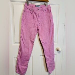 Charter Club Pink Paisley Straight Leg Jeans